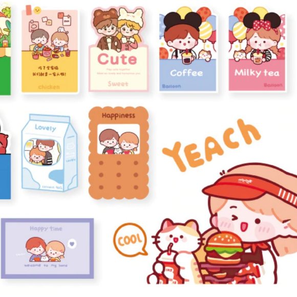 Lovely couple Slice Of Life Postcards - 5 pcs - Picture 9 of 9